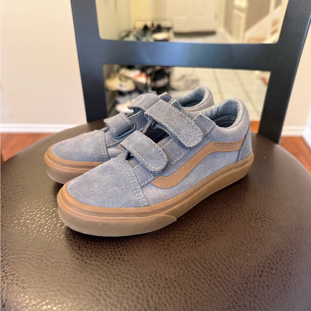 Vans Kids Sneakers - Light Blue and Brown